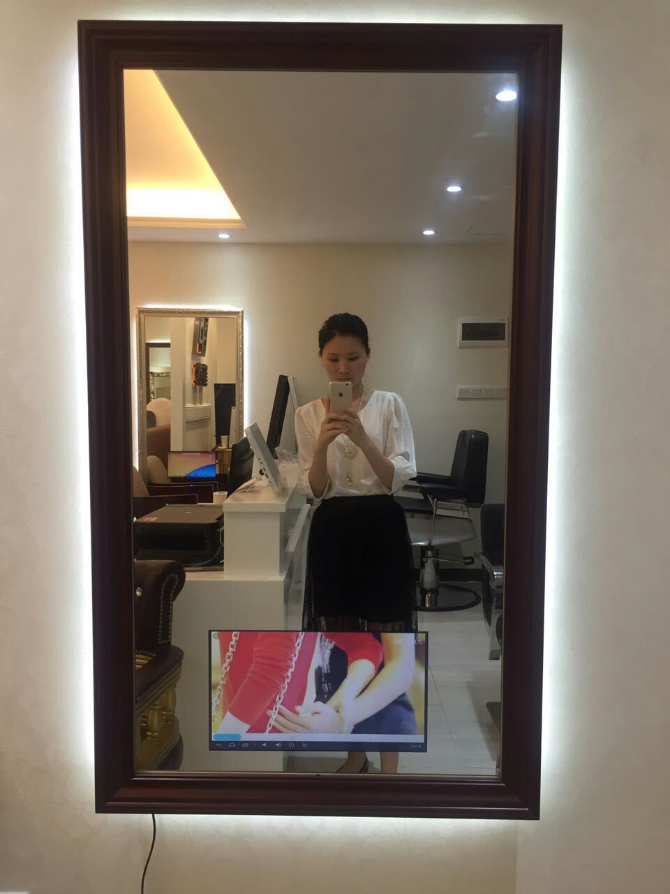 H520 魔镜美PAD 全高清USB电视（美业烫染专用镜台  电视电脑镜台  美发镜台  烫染镜台
