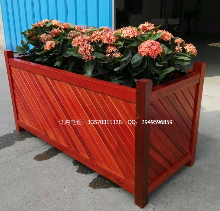 珠海实木花箱价格 珠海防腐木质花槽价格