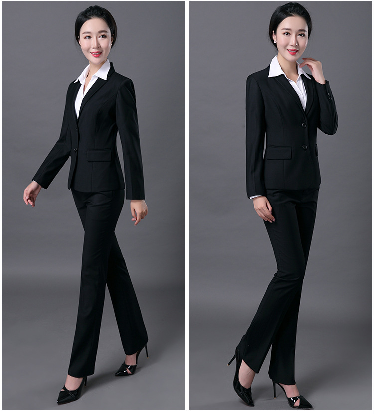 2016秋冬款职业装白领女装套装套裤女士西服  职业装女装套装