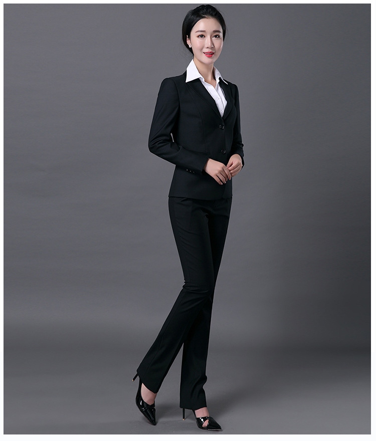 2016秋冬款职业装白领女装套装套裤女士西服  职业装女装套装