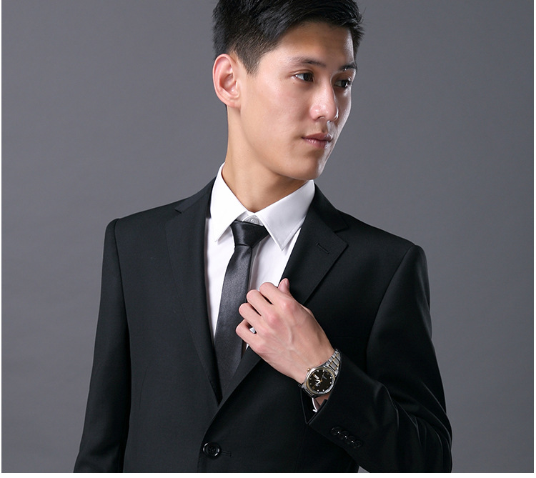 职业装西服套装商务男士三件套工作服  冬季西服套装