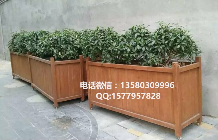 工程装饰花箱，马路绿化花箱定做，花箱尺寸