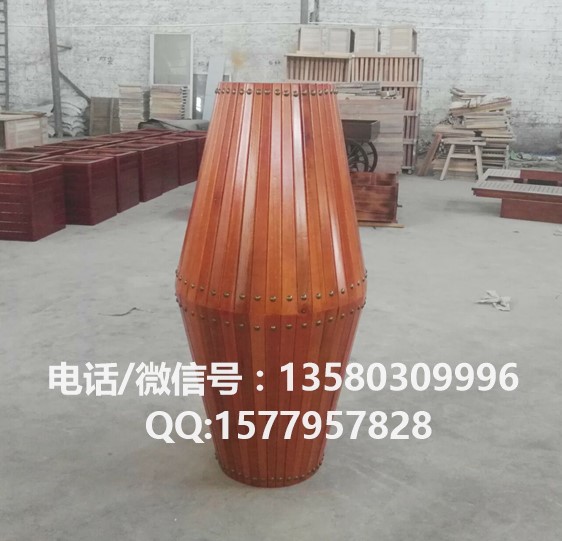 户外木花箱工厂直销防腐木花箱 景观花盆花钵