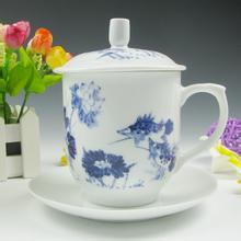 高档茶杯 办公茶杯 手绘茶杯