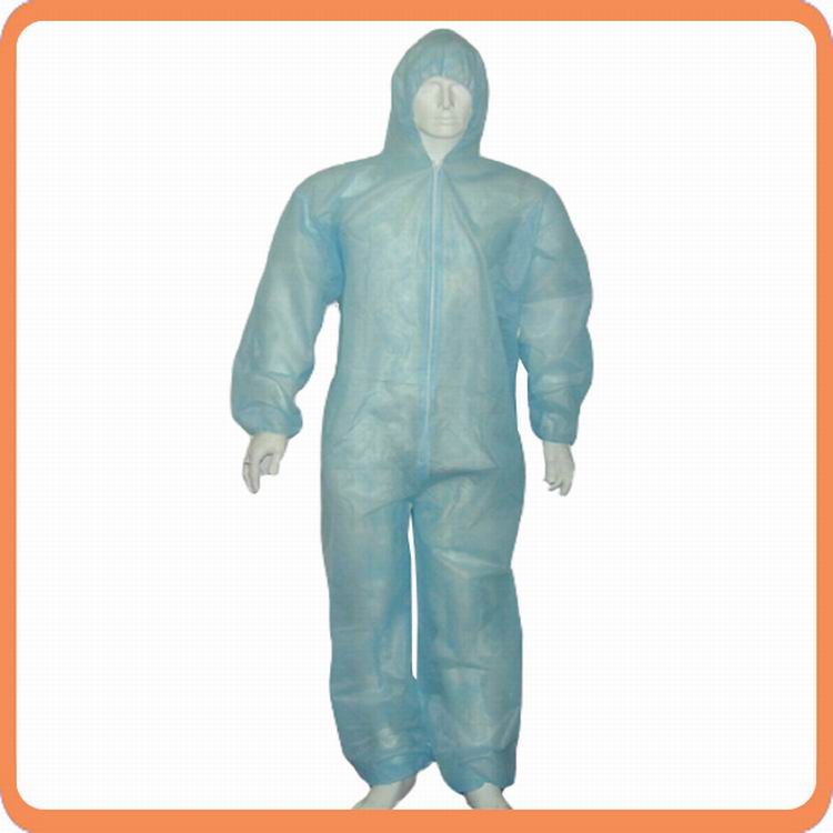 绿色无纺布防护服一次性防护服批发  工作服