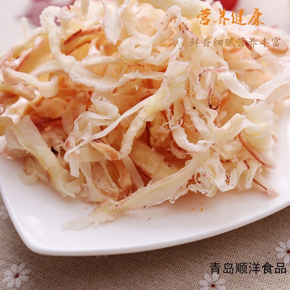 青岛批发价烤制鱿鱼丝|不添加违禁添加剂