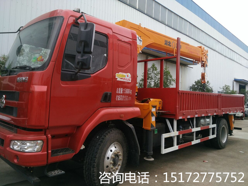 徐工 5吨 6吨 10吨随车吊｜东风｜厂家｜ 价格｜ 图片  平板带吊运输车  东风随车吊