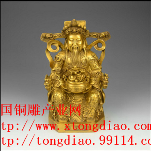 佛像厂家批发大量铜雕工艺品，铜佛像订