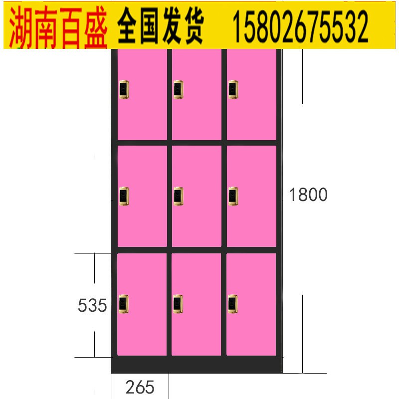 永州储物柜宿舍储物柜厂家_长沙锐源家具  更衣室储物柜  十门储物柜