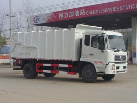 东风天锦压缩式对接式垃圾车  园林环卫  压缩垃圾车