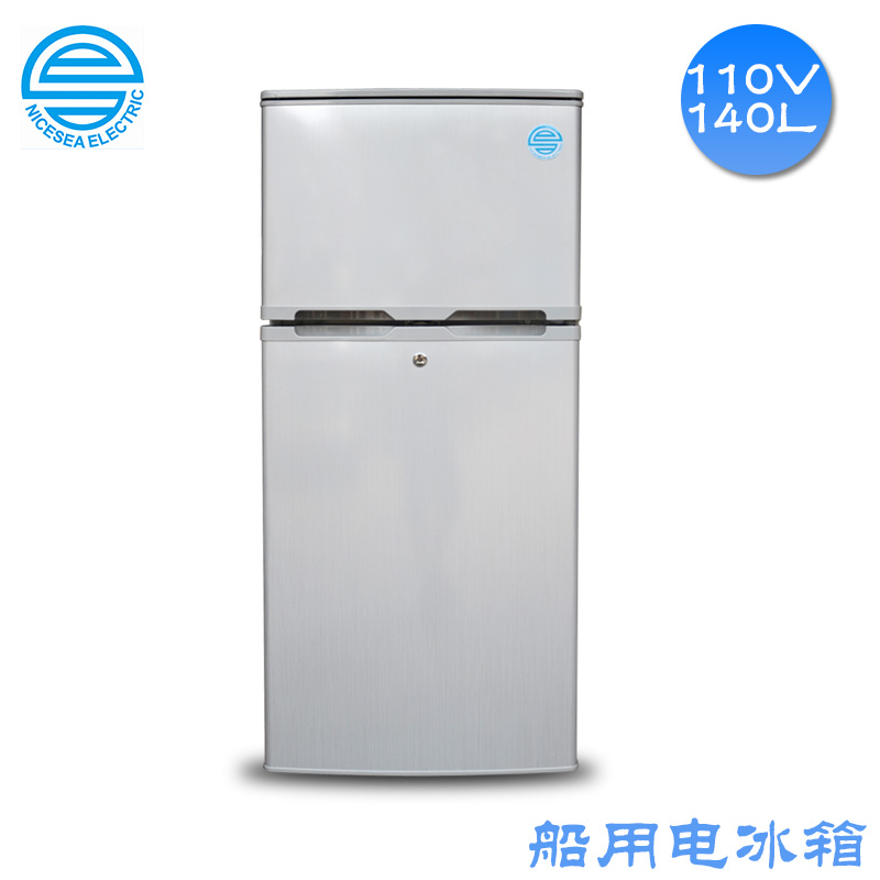 140L电冰箱船用双门冷冻冷藏冰箱  冷冻冷藏电冰箱  双门电冰箱