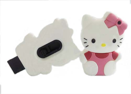 爆款背面坐式推拉Kitty 猫U盘