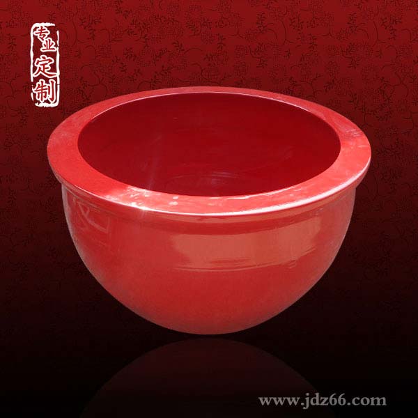 青花瓷艺术缸 龙纹瓷器大缸 陶瓷鱼缸图片  青花瓷大缸