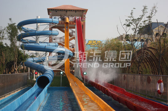 水上乐园设备厂家滑梯高速变坡滑梯（HT-06）  水上乐园滑梯设备  水滑梯
