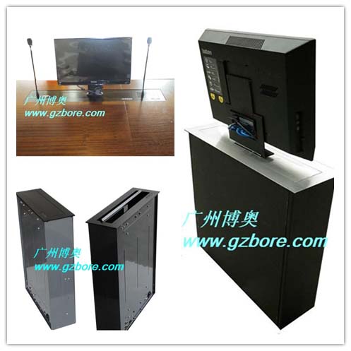 升降显示器会议桌电脑升降设备厂家直销  升降会议桌