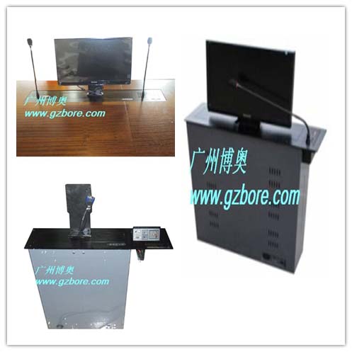 升降显示器会议桌电脑升降设备厂家直销  升降会议桌