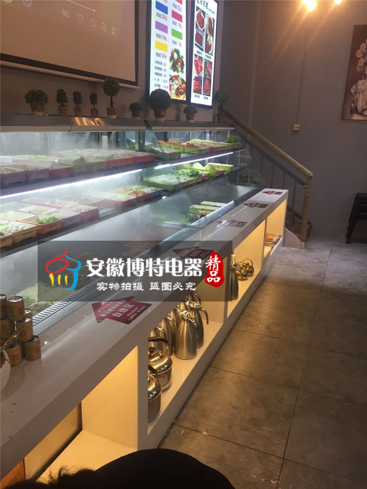 弦外重庆老灶火锅点菜柜，火锅店冷藏展示柜  自选老火锅冷柜  火锅店冷柜  火锅店冷柜价格
