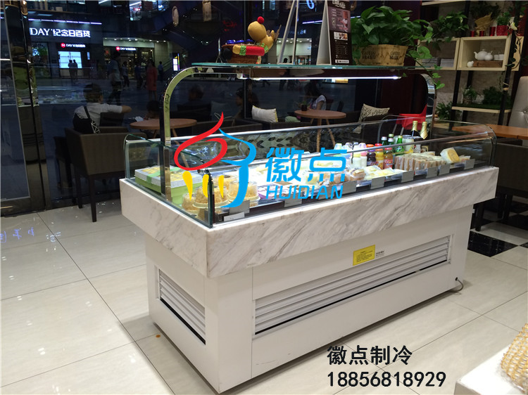敞开式蛋糕保鲜柜，三明治冷藏柜厂家  蛋糕柜
