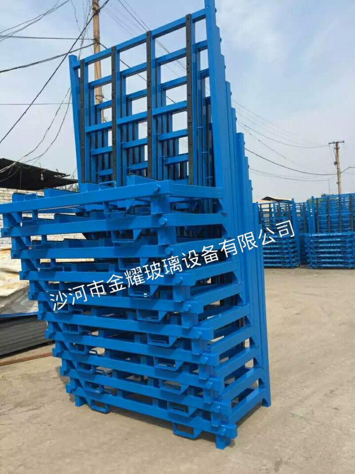 沙河金耀专业生产提供玻璃L架_L架图片_  中空、钢化玻璃专用放  玻璃铁架子  玻璃放置架