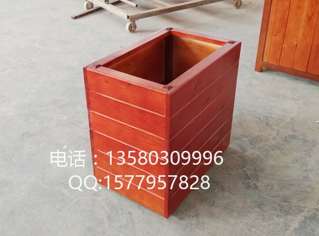园林成品花箱 园林绿化花箱花盆  园林花箱  木花盆