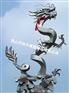 不锈钢龙型雕塑,不锈钢雕塑定制