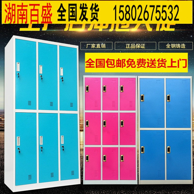 永州储物柜学校储物柜参数_长沙锐源家具  员工柜批发  职工储物柜厂家  两门储物柜厂家