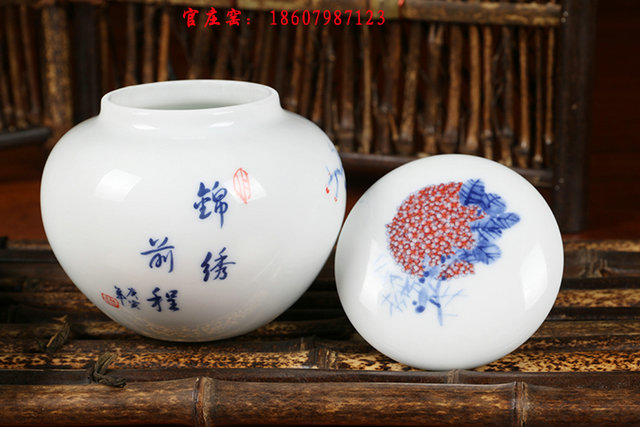 陶瓷食品罐定做 景德镇瓷罐生产厂家&nbsp;&nbsp;头发食品罐&nbsp;&nbsp;化妆品瓷瓶&nbsp;&nbsp;陶瓷酒罐