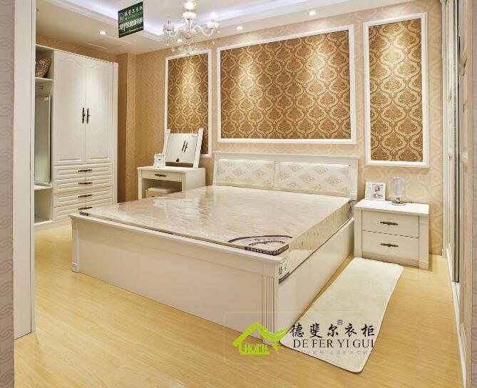 厂家直销板式床,广州德斐尔床和床头柜系列 板式床批发 床头柜定制 广州定制厂家