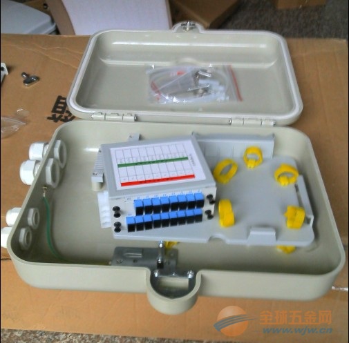 1分16光纤分纤箱SMC 楼道箱 光纤入户箱  分路器箱