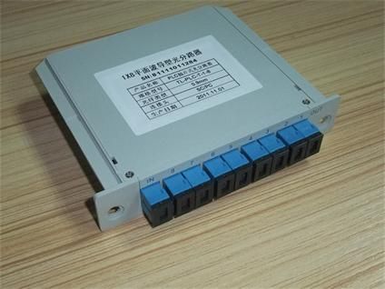 电信级1分8分光器插片式方口光分路器SC  PLC分路器