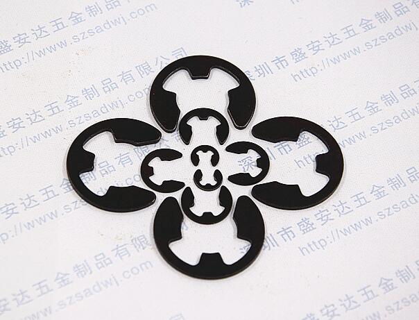 GB896开口卡簧 E形卡簧 开口挡圈