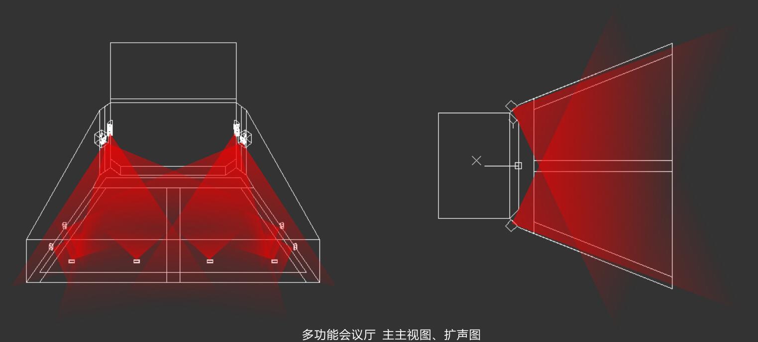 重庆多功能厅会议厅扩声系统方案  音响系统  扬声器