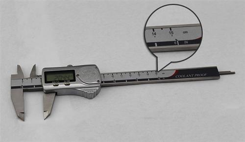 桂量量具知名商标(图)、广陆防水卡尺、广  三丰防水卡尺  te67防水卡尺  防水卡尺厂家