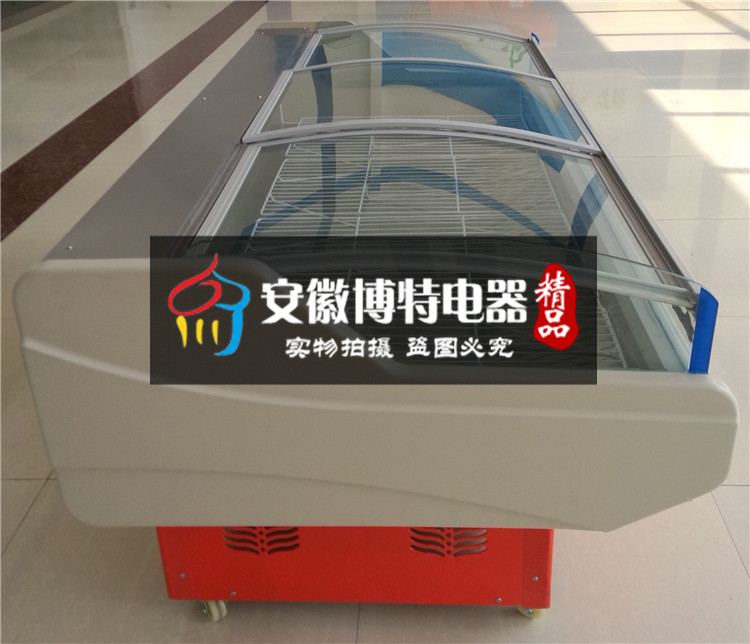 超市鲜肉展示柜，河北定做风冷鲜肉柜厂家  鲜肉保鲜柜  定做鲜肉柜