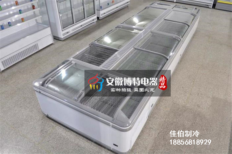 超市组合岛柜价格，超市岛柜生产厂家  超市冷柜