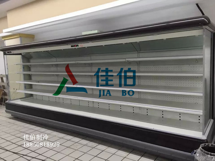 超市水果风幕柜厂家，定做水果保鲜展示柜  水果保鲜柜  定做风幕柜