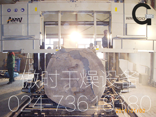 傲时木业机械价格公道的双向锯切卧式带锯机 快速往返锯木带锯机 全自动往返带锯机