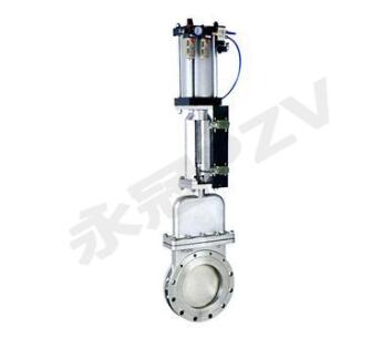 气动暗板刀型闸阀-供应气动刀闸阀-永冠