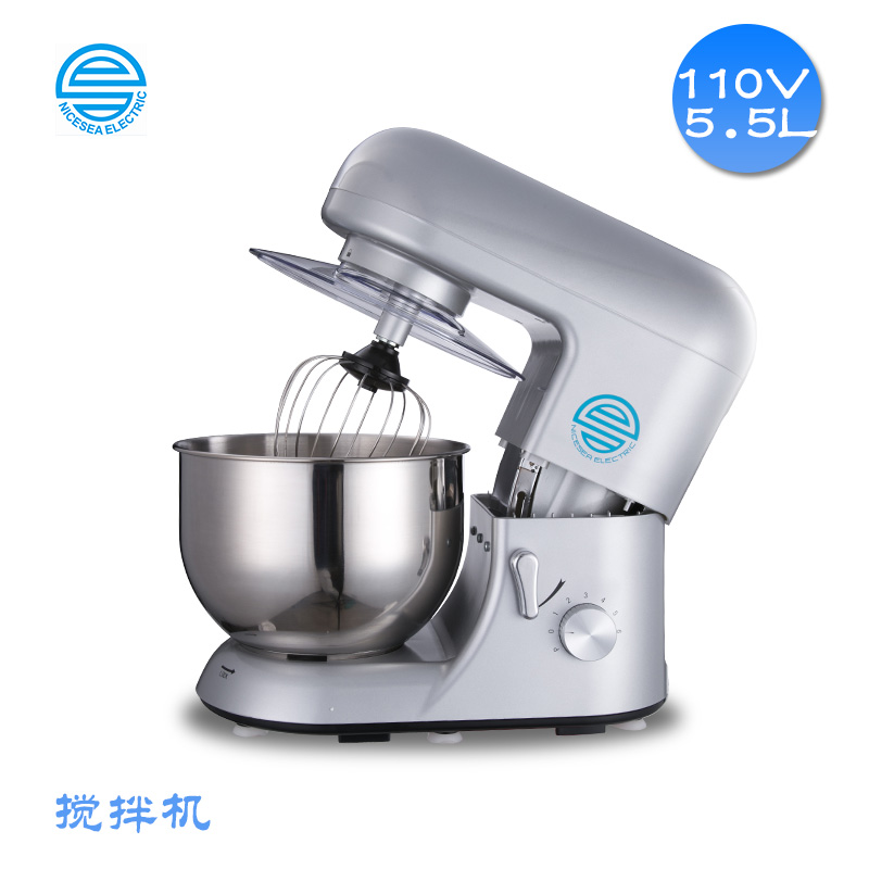 110V船用5.5L多功能搅拌机和面机 船用外贸搅拌机 110V和面机 110V搅拌机