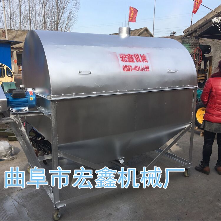 不锈钢炒锅  电加热滚筒炒货机 板栗炒货机&nbsp;&nbsp;大型炒货机&nbsp;&nbsp;滚筒式炒货机&nbsp;&nbsp;炒芝麻炒货机