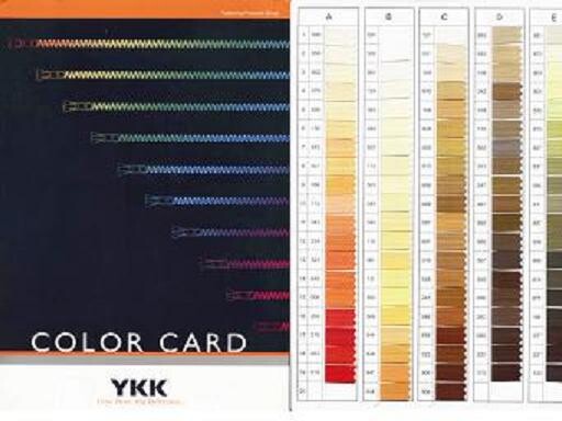 专业销售安徽正品YKK色卡  安徽正品YKK拉链  正品YKK色卡供应  YKK拉链专业供应商