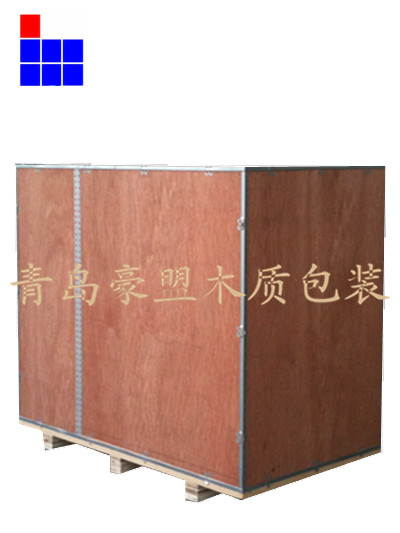 供应青岛港木箱厂家大量批发托盘包装箱