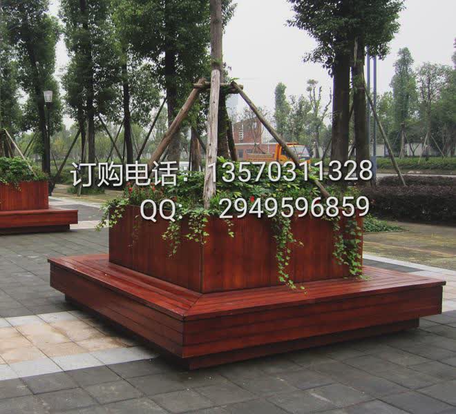 西安广场花箱带座椅园林大型花箱组合椅  花箱座椅  户外花箱  花箱组合休闲椅