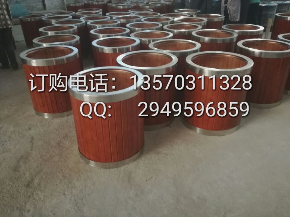 成都产地不锈钢花箱 成品不锈钢花盆木质花池