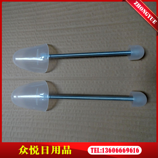 塑料弹簧鞋撑 自动伸缩可调节鞋楦扩鞋器防变形  弹簧伸缩鞋撑  弹簧鞋楦