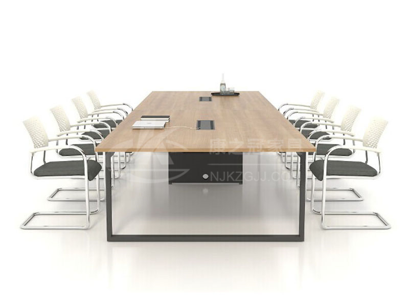 南京康之冠板式会议桌|板式会客桌  钢架会议桌
