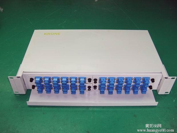 满配12芯SC单模光纤盒12口光纤配线架机架式光缆终端盒  光纤终端盒  接续盒  熔接盒