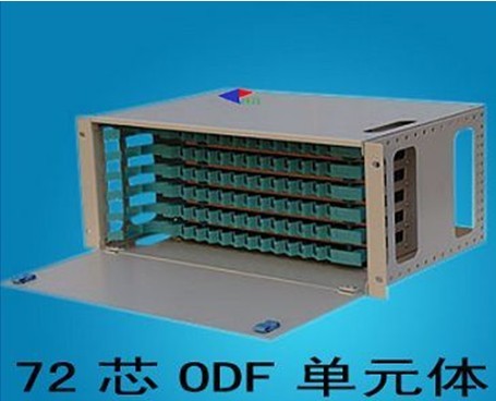 光纤配线架72芯ODF单元箱配线箱满配FC单模  ODF配线架  一体化单元箱