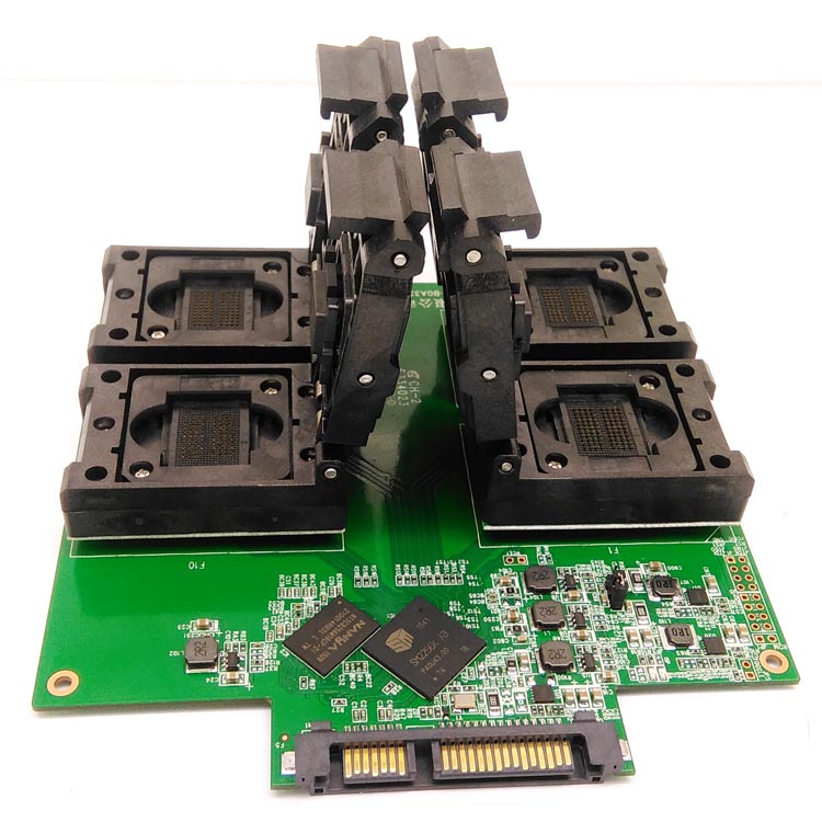 SM2256K主控 SSD闪存测试夹具  SSD测试治具  BGA测试座  ic测试座