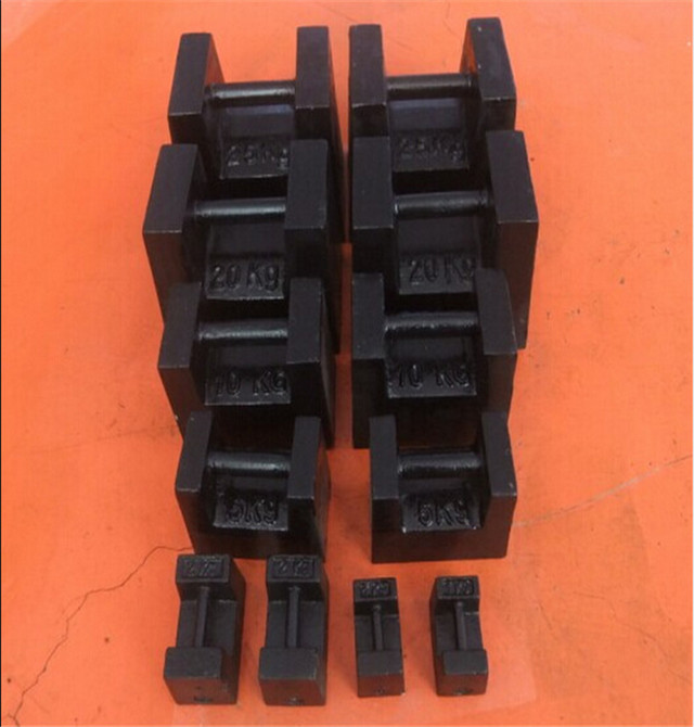 5kg10kg,20kg 25kg锁型铸铁砝码批发  锁型砝码  标准砝码